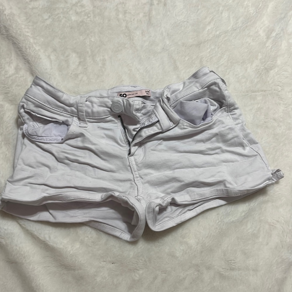 white shorts